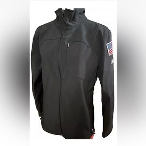 NWT The North Face Nylon Fleece Lined Skyline Full Zip Black Jacket SZ XL
